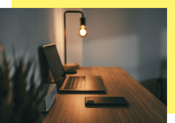 home image with productivity setup