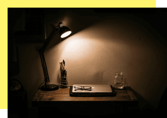 home image with productivity setup